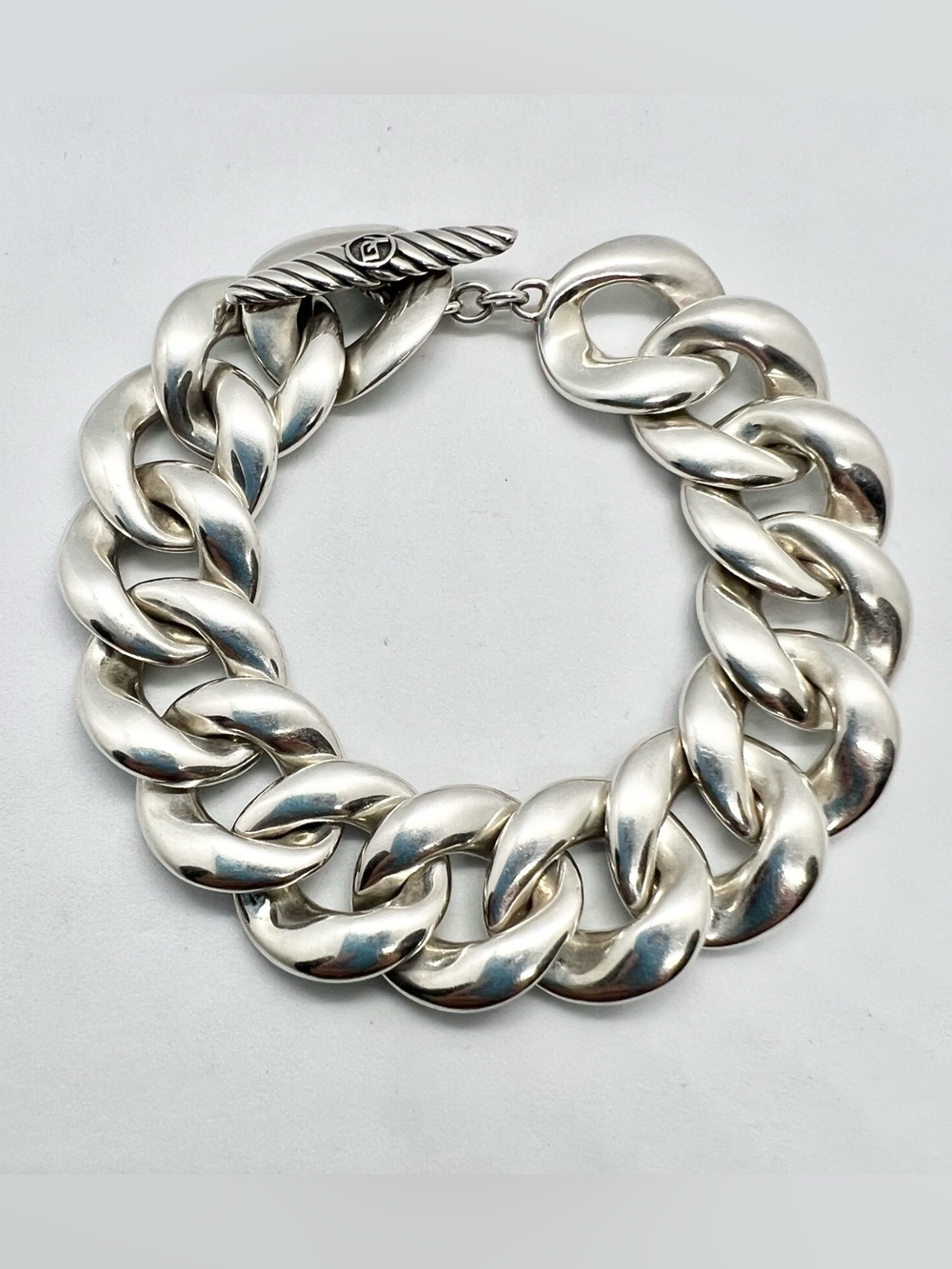 David Yurman Sterling Silver Cordelia Curb Link Bracelet